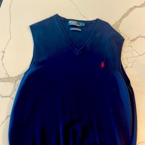 Large Navy blue Ralph Lauren Polo vest